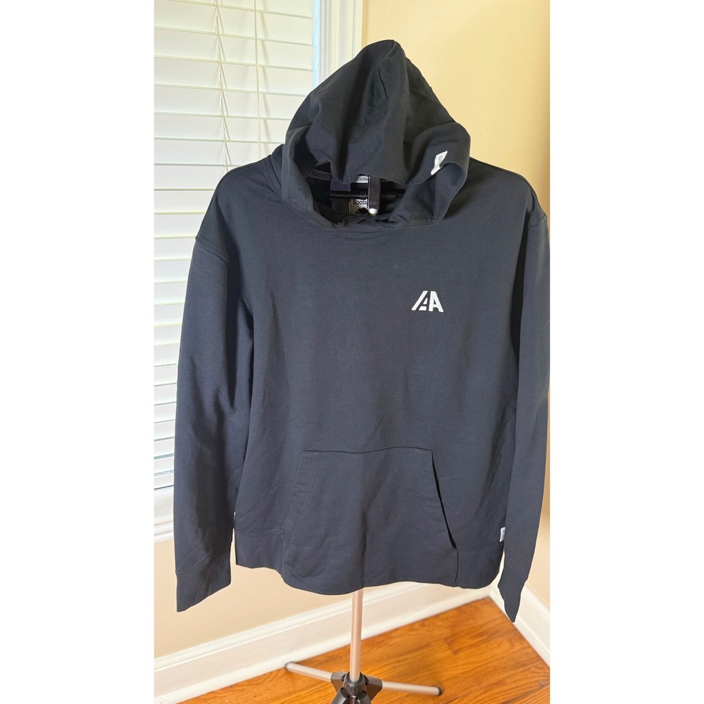 Roots73 Canmore Eco Hoody Black Unisex 2XL Hooded Sweatshirt AA Logo NWT